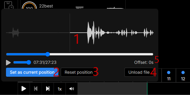 Audio controls