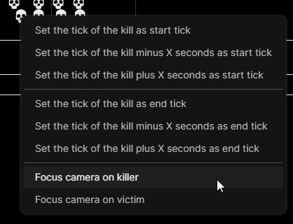 Kill context menu